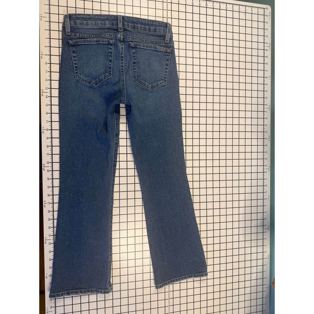 Joes Jeans Mid-Rise Tulip Flare Blue Denim Jeans Size 25 Medium Wash - Picture 2 of 5